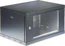 COFFRET 19   12U P450 HAUTEUR 606mm PORTE VITREE NOIR